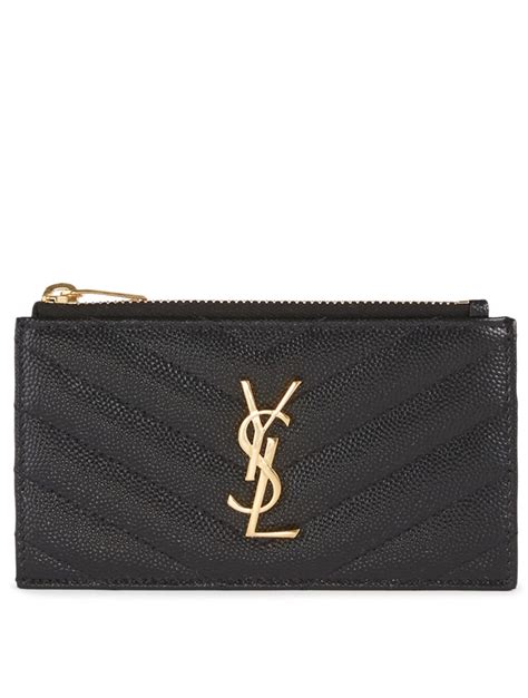 ysl star card holder|ysl monogram card holder.